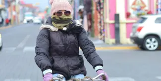 Frente Frío 24 provoca heladas y temperaturas bajo cero en Puebla