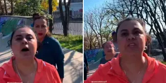 VIDEO. “Lady Zumba” se pone loca contra jóvenes que le pidieron que no invadiera los skateparks 
