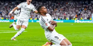 Mbappé lidera goleada del Real Madrid y rompe récords en la Champions League