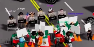 Niños y adolescentes latinos protestan en Roblox contra redadas migratorias del  ICE 
