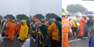 Rayo impacta mitin pro-Bolsonaro y deja decenas de heridos