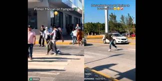 VIDEO. ¿Maltrato animal? Therian cocodrilo es pateado en Tampico