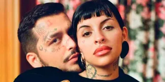 Fotos inéditas de Cazzu y Nodal durante bautizo, tres meses antes de la ruptura 