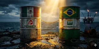 Lula propone alianza Petrobras–Pemex para explorar petróleo en el Golfo de México