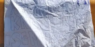 Localizan narcomanta firmada por “Mayito Flaco” en Mexicali