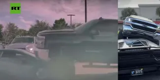 “Era estacionarse, no montarse”: mujer aplasta un Lamborghini y se hace viral