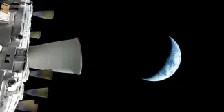 La Tierra vista desde Orión: así luce el planeta desde el espacio