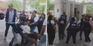 Violencia contra migrantes: exhiben agresión a cubanos en pleno centro de Tapachula