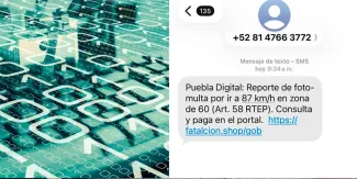 Alerta por SMS falsos de fotomultas: así opera el fraude para robar datos bancarios