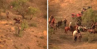 Como del viejo oeste: Patrulla Fronteriza detiene a 13 migrantes en el desierto; uno ligado al Cártel de Sinaloa