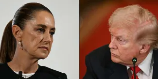 Se le cae el show: Trump vuelve a imitar a Sheinbaum y genera más pena que risas