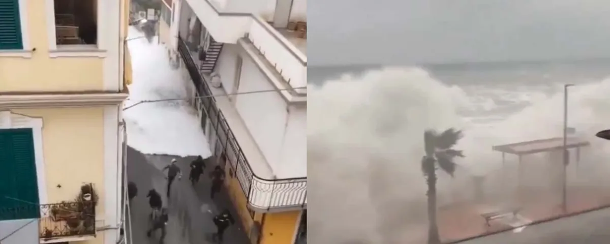 El mar se sale de control: ciclón Harry castiga Sicilia y Cerdeña