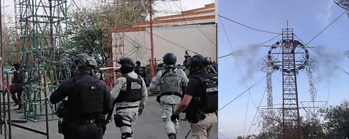 Fuerzas federales y estatales cancelan el "Mechofest". Decomisan pírotecnia alusiva al CJNG y líderes