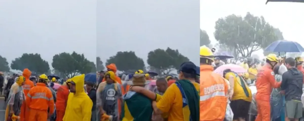 Rayo impacta mitin pro-Bolsonaro y deja decenas de heridos