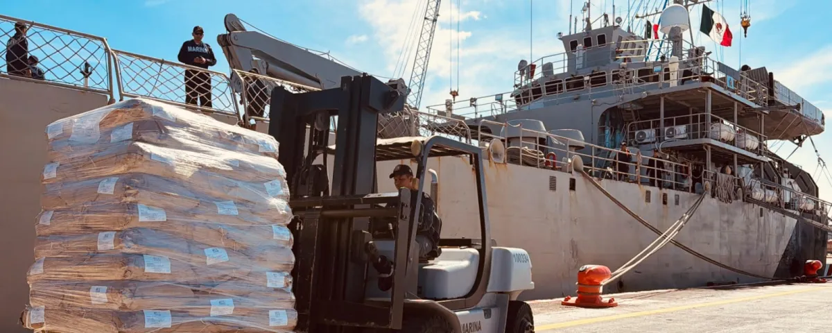 México envía más de 814 toneladas de ayuda humanitaria a Cuba