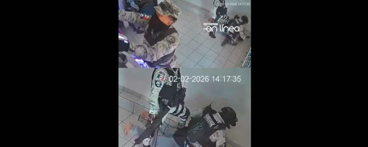 VIDEO. Guardia Nacional cateó negocio  de tragamonedas sin orden judicial y con lujo de violencia en Aguascalientes