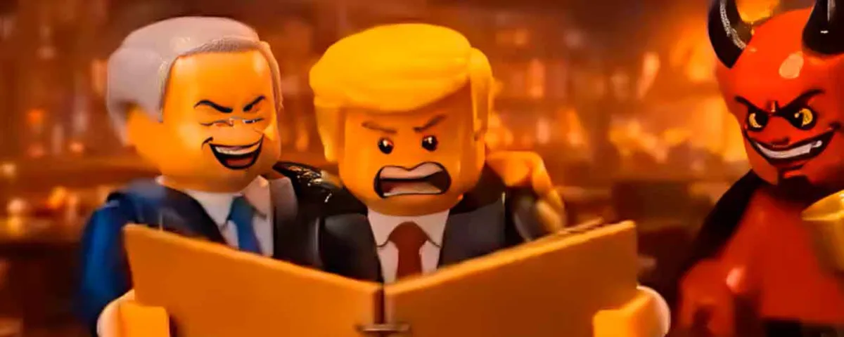 VIDEO animado estilo Lego de Irán contra Trump y Netanyahu provoca debate mundial