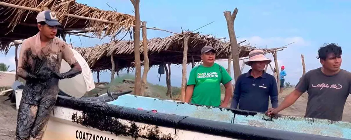 ¡ECOCIDIO? Derrame de hidrocarburo en Veracruz mata especies marinas y afecta a pueblos costeros 