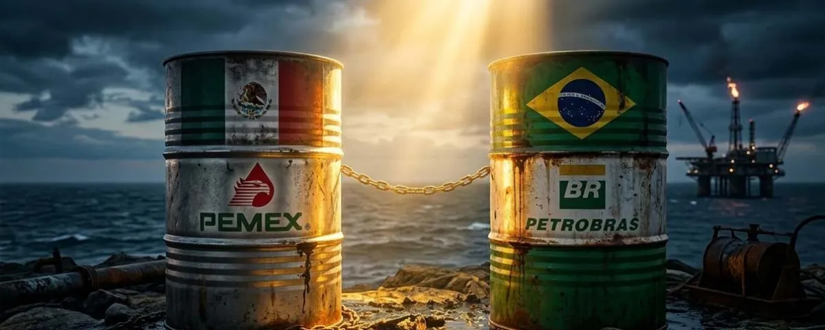 Lula propone alianza Petrobras–Pemex para explorar petróleo en el Golfo de México