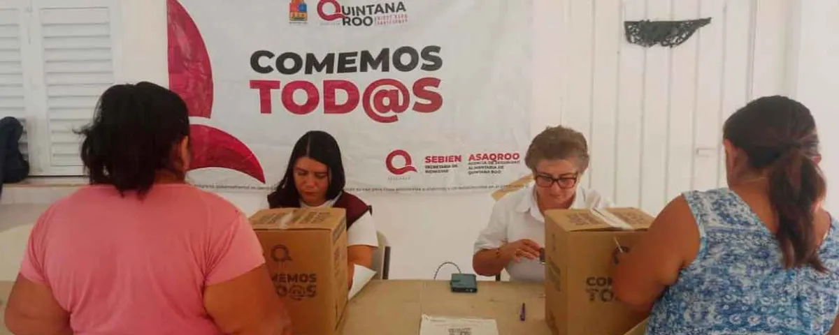 Registro al programa Comemos Todas y Todos 2026 inicia en Quintana Roo: beneficiará a 60 mil familias