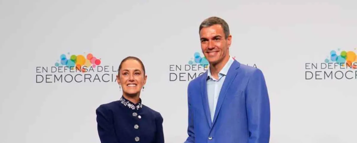 Claudia Sheinbaum cierra gira en Barcelona con propuesta ambiental global