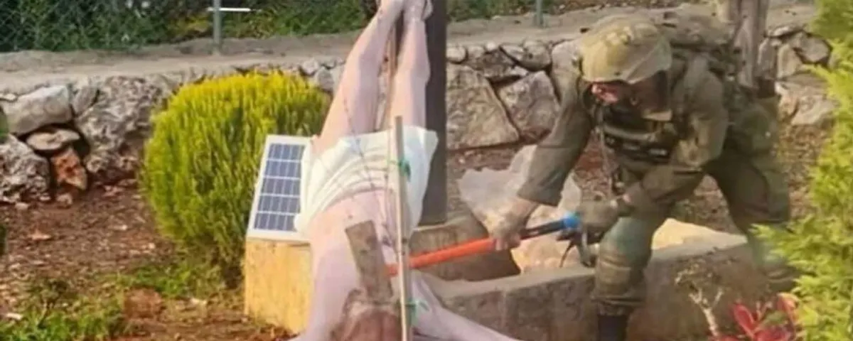 Ejército israelí destruye imagen de Cristo en Líbano y desata indignación mundial