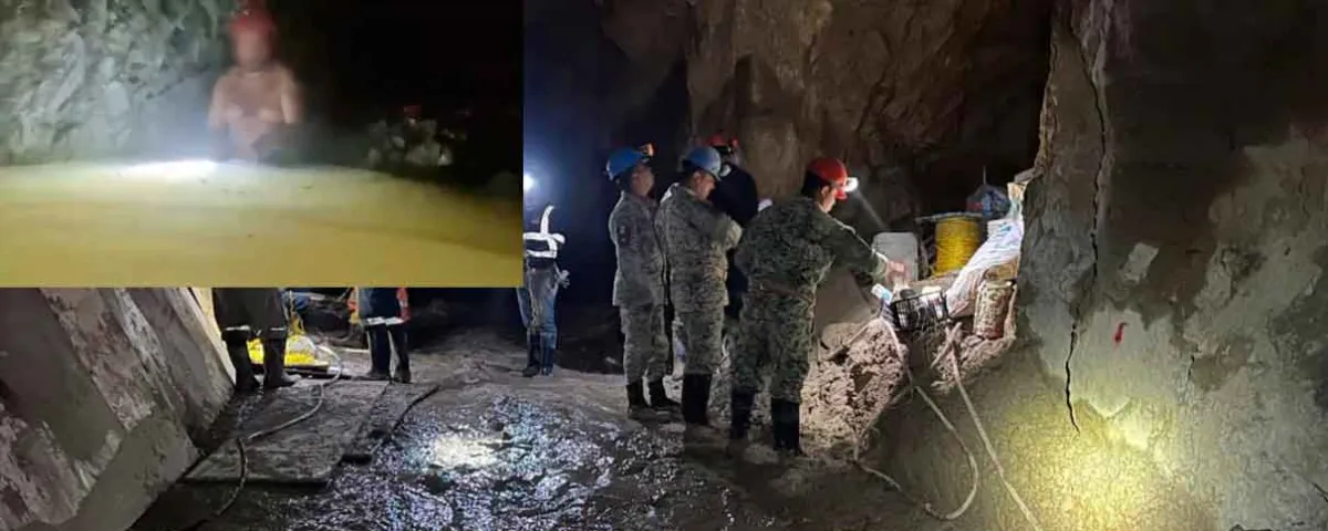 Sedena difunde video del rescate en mina Santa Fe en Sinaloa