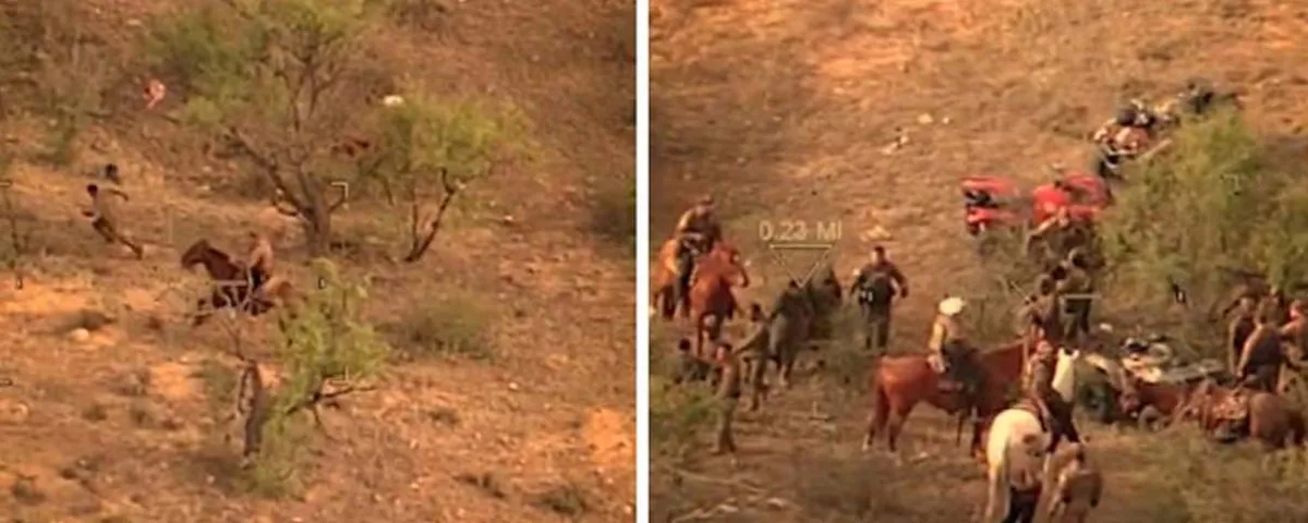 Como del viejo oeste: Patrulla Fronteriza detiene a 13 migrantes en el desierto; uno ligado al Cártel de Sinaloa