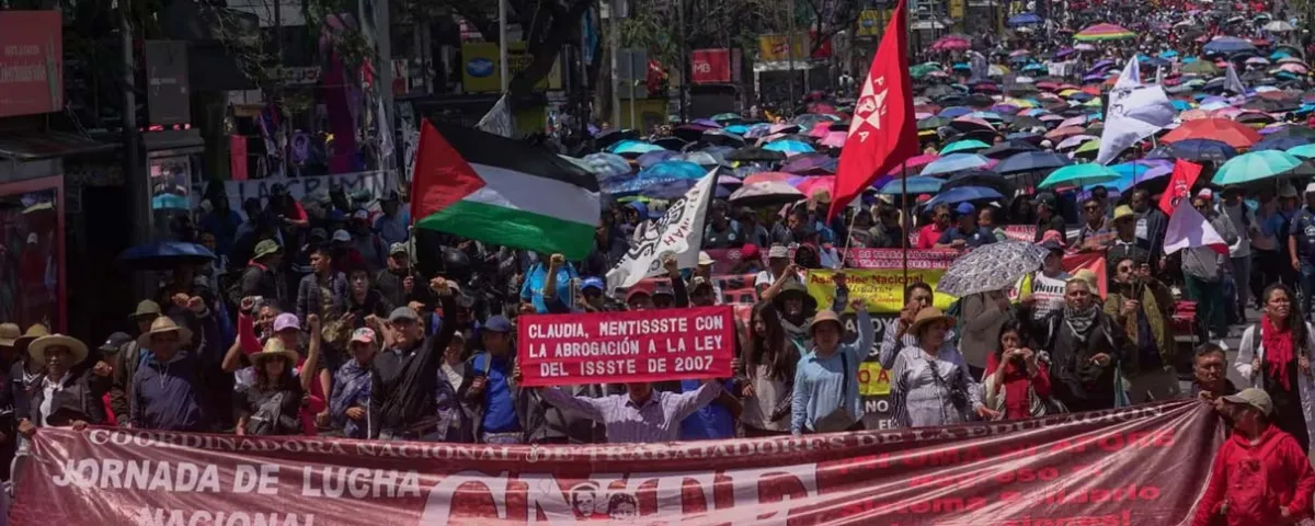 Protestas de la CNTE no frenan diálogo con el gobierno, dice Sheinbaum
