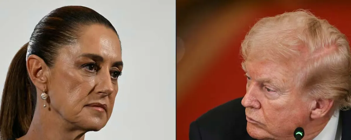 Se le cae el show: Trump vuelve a imitar a Sheinbaum y genera más pena que risas