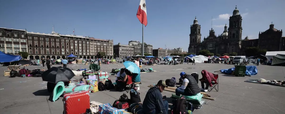 CNTE toma receso, levanta plantón en la CDMX y advierte que regresará con más fuerza